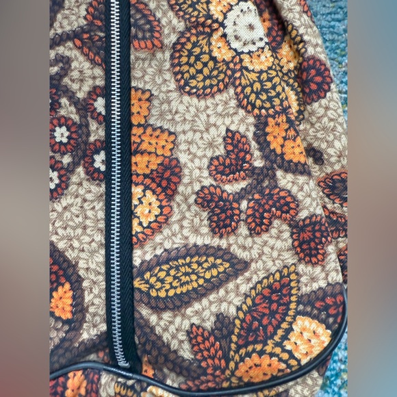 Vintage NPC 60/70s fabric flower power travel toiletries bag - Picture 2 of 9